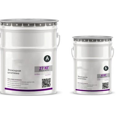 Эпоксидная двухкомпонентная шпатлевка Filler